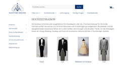 Desktop Screenshot of kostuemverleih.com
